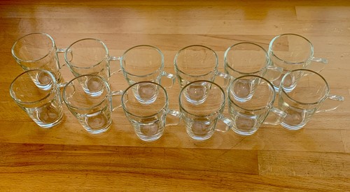 Nespresso style clear glass - 12,