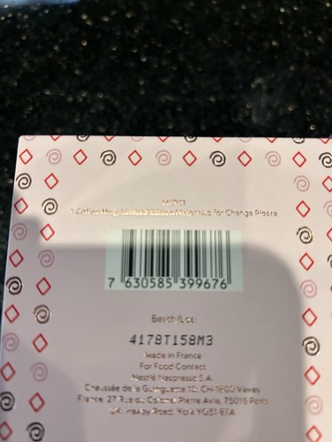 Change please nespresso coffee - change,