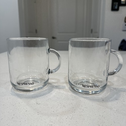 Nespresso glass coffee - nespresso, mugs