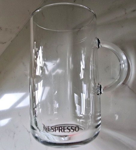 Nespresso tall clear mug glass - clear,