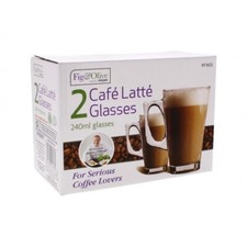  Latte Glasses 240 ml Hot Tea