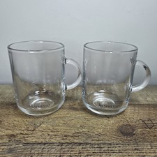 Pair Of Nespresso Glass Coffee