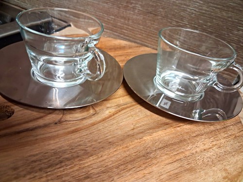 Nespresso 4pc espresso - nespresso, glass