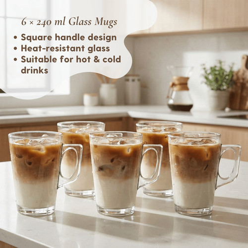 Latte glasses 230 hot - latte,